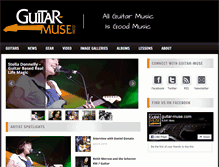 Tablet Screenshot of guitar-muse.com